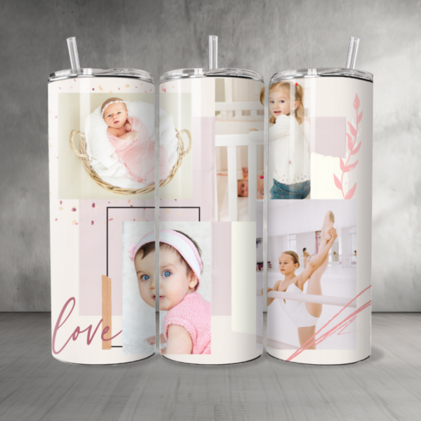 Baby 27 Custom Personalized Pictures & Text Tumbler 20 oz
