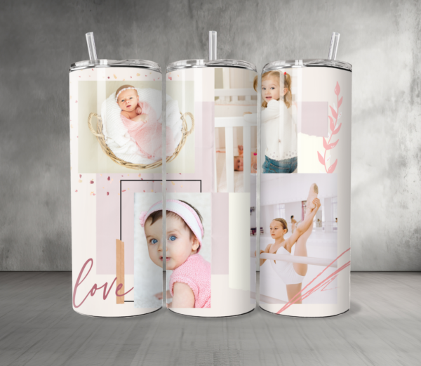 Baby 27 Custom Personalized Pictures & Text Tumbler 20 oz