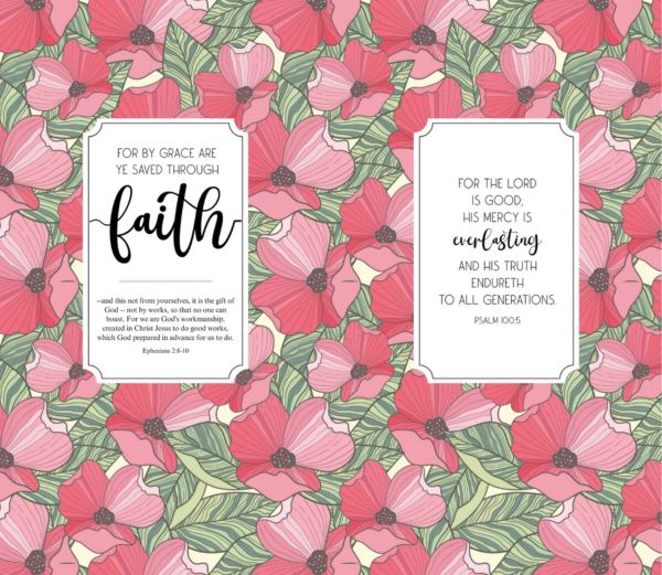 Pattern-Flowers-12-Custom-Personalized-Tumbler-20-oz - Image 3