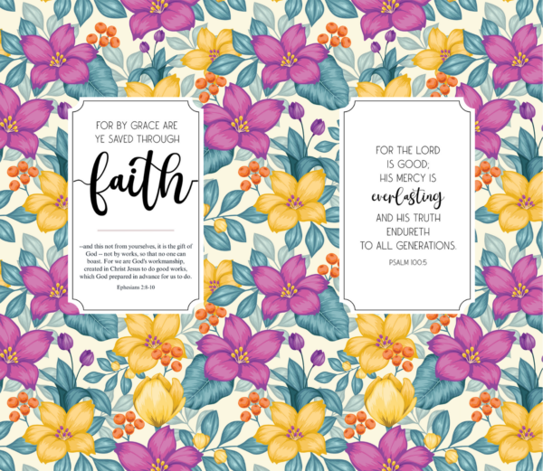 Pattern-Flowers-13-Custom-Personalized-Tumbler-20-oz - Image 3