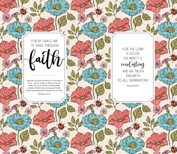 Pattern-Flowers-14-Custom-Personalized-Tumbler-20-oz - Image 3