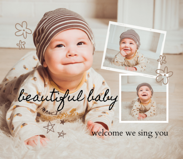 Baby 10 Custom Personalized Pictures & Text Tumbler 20 oz - Image 2
