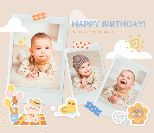Baby 11 Custom Personalized Pictures & Text Tumbler 20 oz - Image 2
