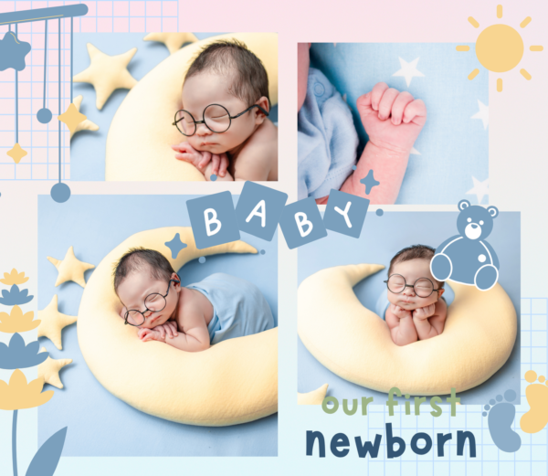 Baby 13 Custom Personalized Pictures & Text Tumbler 20 oz - Image 2