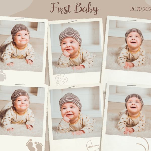 Baby 20 Custom Personalized Pictures & Text Tumbler 20 oz