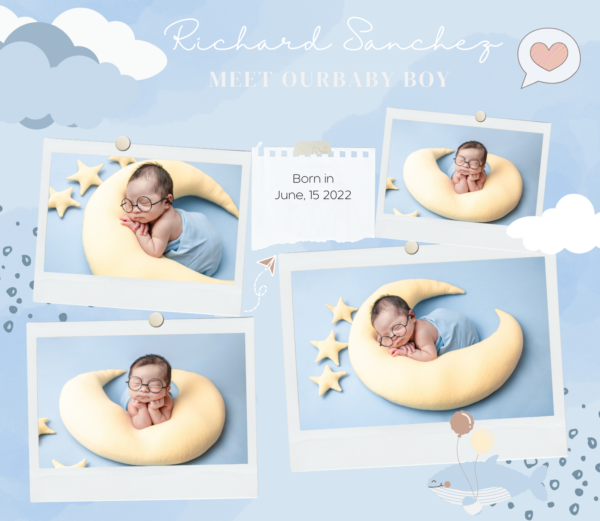 Baby 24 Custom Personalized Pictures & Text Tumbler 20 oz - Image 2