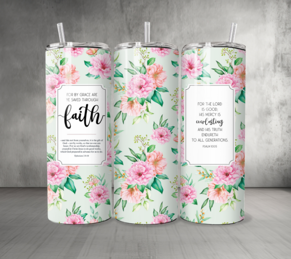 Pattern-Flowers-05-Custom-Personalized-Tumbler-20-oz
