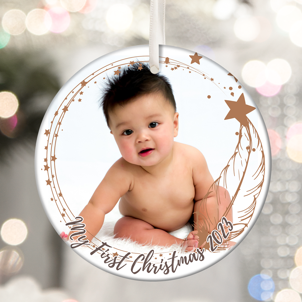 Custom Personalized Pictures & Text Christmas Ornaments 11